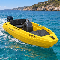 SEASTORM 13s HDPE Extra odolný plastový čln žltý – 400 cm