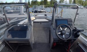 BUSTER M2 2024 motorový čln s dvomi konzolami 4,86 m + YAMAHA F40 FETL – Obrázok 11