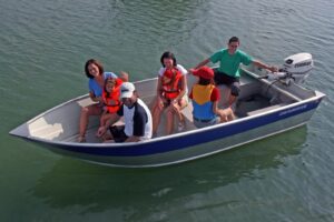 MARINE 450U hliníkový čln - 4,45m, 116kg – Obrázok 10