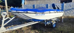 Motorový čln ANGELO MOLINARI 410 s motorom YAMAHA F25 + príves – Obrázok 4