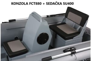 QUICKSILVER 380 ALU Rib s pevnou podlahou biely – Obrázok 9