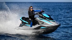 YAMAHA FX Cruiser HO vodný skúter, modro-čierny – Obrázok 11