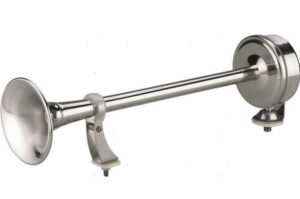 MARCO Elektrický nerezový lodný klaksón 24V – Obrázok 1