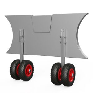 Prepravné kolieska dvojité EW200 čierno/červené – Obrázok 3