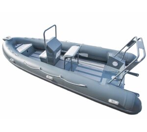 Gladiator Rib 590 AL nafukovací čln šedý s konzolou – Obrázok 1