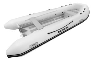 QUICKSILVER 380 ALU Rib s pevnou podlahou biely – Obrázok 3