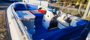 Motorový čln ANGELO MOLINARI 410 s motorom YAMAHA F25 + príves – Obrázok 6