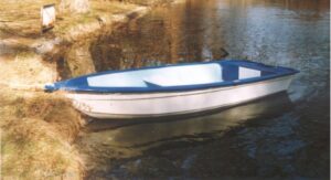 AQUA SYBB Pramica HCS-04 s dvomi lavičkami - 380x140x55cm – Obrázok 4