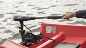 YAMAHA M32 elektromotor 42 lbs, 24V - variab.rýchlosť,digit.maximizér,merač batérie – Obrázok 3