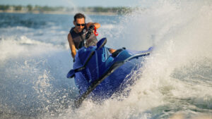 YAMAHA GP SVHO vodný skúter, modrý – Obrázok 7