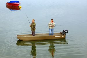 MARINE JON14 GREEN hliníková pramica - 4,30m, 75kg – Obrázok 3