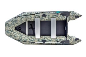 Gladiator AK340 nafukovací čln so skladacou drevenou podlahou - camuflage – Obrázok 3