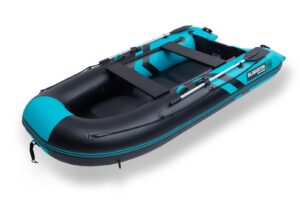 Gladiator CLASSIC B330 AD nafukovací čln vysokotlakovou podlahou - čierno-tyrkysový – Obrázok 3