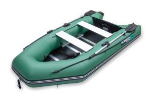 Gladiator AK300 nafukovací čln so skladacou drevenou podlahou - zelený – Obrázok 3