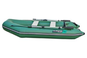 Gladiator AK280 nafukovací čln so skladacou drevenou podlahou - zelený – Obrázok 3