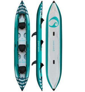 SPINERA HYBRIS 475 nafukovací kajak 475 x 90 cm - 3 miestny – Obrázok 3