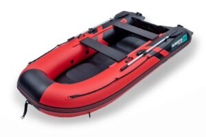 Gladiator CLASSIC B330 AD nafukovací čln vysokotlakovou podlahou - červeno-čierny – Obrázok 3