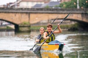 Aqua Marina Tomahawk AIR-K 440 x 78cm vysokotlakový rýchlostný kajak – Obrázok 3