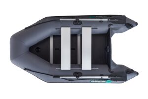 Gladiator AK280 nafukovací čln so skladacou drevenou podlahou - tmavbo-šedý – Obrázok 3