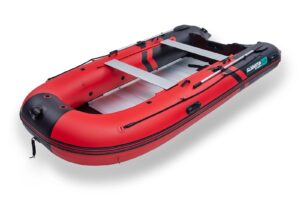Gladiator Active C420 AL nafukovací čln s hliníkovou podlahou - červeno-čierny – Obrázok 3