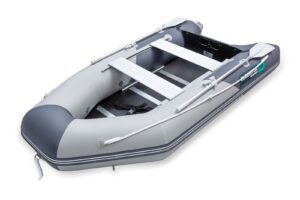 Gladiator AK300 nafukovací čln so skladacou drevenou podlahou - šedo-šedý – Obrázok 3