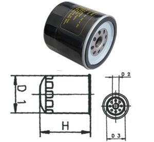 Olejový filter EVINRUDE-JOHNSON 10-15 HP – Obrázok 1