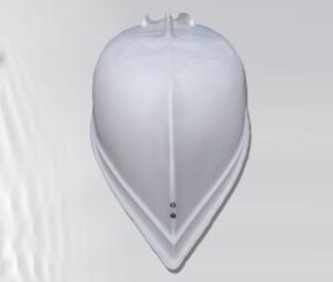 AQUA SYBB Pramica SI-04 s dvojitým dnom zo sklolaminátu - 370x1372x50cm – Obrázok 3