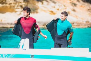 JOBE PERTH Pánsky krátky neoprén 3/2 mm červený – Obrázok 7