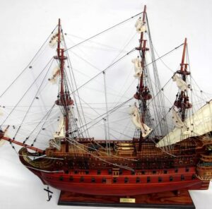 Model plachetnice SAN FELIPE - 92 cm – Obrázok 4