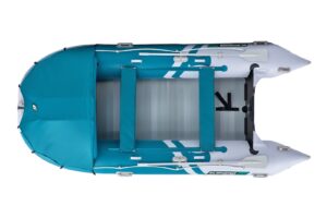 Gladiator Active C420 AL nafukovací čln s hliníkovou podlahou - bielo-zelený – Obrázok 4