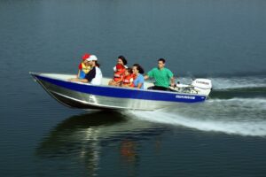 MARINE 450U hliníkový čln - 4,45m, 116kg – Obrázok 4