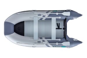 Gladiator CLASSIC B370 AL nafukovací čln s hliníkovou podlahou - šedo-šedý – Obrázok 4