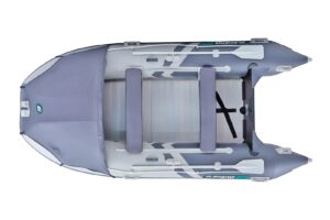 Gladiator Active C370 AL nafukovací čln s hliníkovou podlahou - šedo-šedý – Obrázok 4