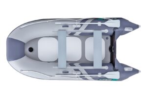 Gladiator CLASSIC B330 AD nafukovací čln vysokotlakovou podlahou - šedo-šedý – Obrázok 4