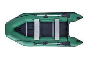 Gladiator AK340 nafukovací čln so skladacou drevenou podlahou - zelený – Obrázok 4