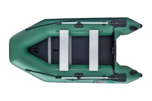 Gladiator AK300 nafukovací čln so skladacou drevenou podlahou - zelený – Obrázok 4
