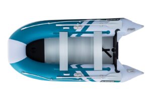 Gladiator CLASSIC B330 AL nafukovací čln s hliníkovou podlahou - bielo-zelený – Obrázok 4