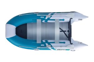 Gladiator CLASSIC B370 AL nafukovací čln s hliníkovou podlahou - bielo-zelený – Obrázok 4