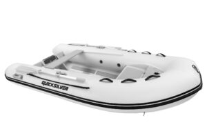 QUICKSILVER 320 ALU Rib s pevnou podlahou biely – Obrázok 4