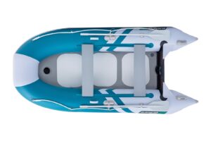 Gladiator CLASSIC B330 AD nafukovací čln vysokotlakovou podlahou - bielo-zelený – Obrázok 4