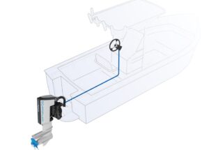 EPROPULSION X12 S - elektromotor 12 kW/16 HP s krátkou nohou na diaľkové ovládanie – Obrázok 4