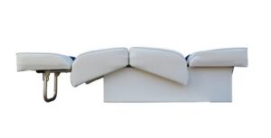 "Back-to Back" dvojsedadlo bielo-antracitové – Obrázok 3