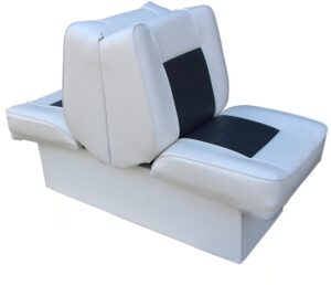 "Back-to Back" dvojsedadlo bielo-antracitové – Obrázok 1