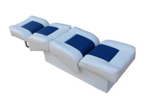 "Back-to Back" dvojsedadlo bielo-modré – Obrázok 3