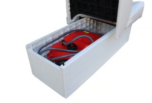 "Back-to Back" dvojsedadlo bielo-modré – Obrázok 5