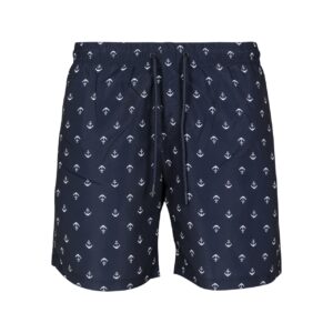 Plavky Urban Classics Pattern Anchor - navy – Obrázok 1
