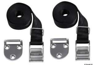 Nerezový rýchloupínací rebrík na nafukovacie člny 4 schodíky, dĺžka 113 cm – Obrázok 5