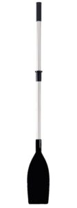 Veslo hliníkové so zosilnenou plastovou čepeľou 205 cm, Ø35 mm