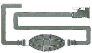 Benzínová hadica s ručnou pumpou a prípojkou pre HONDA – Obrázok 1