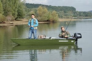 MARINE JON12 GREEN hliníková pramica - 3,70m, 37kg – Obrázok 5